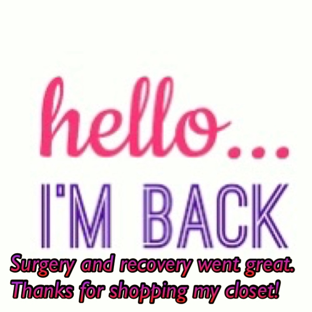 Thank you for shopping my closet! I appreciate it!